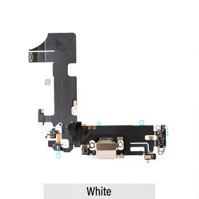 Charging Port for iPhone 13 (Purple)-White Charging Port for iPhone 13 (Purple)-White